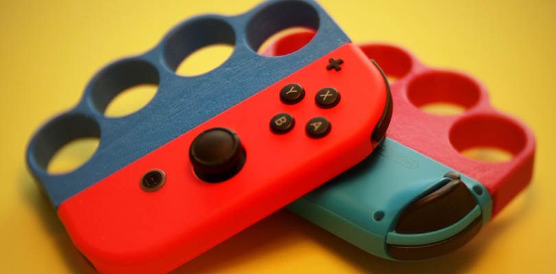 Un artista ha creato dei tirapugni da agganciare ai Joy-Con