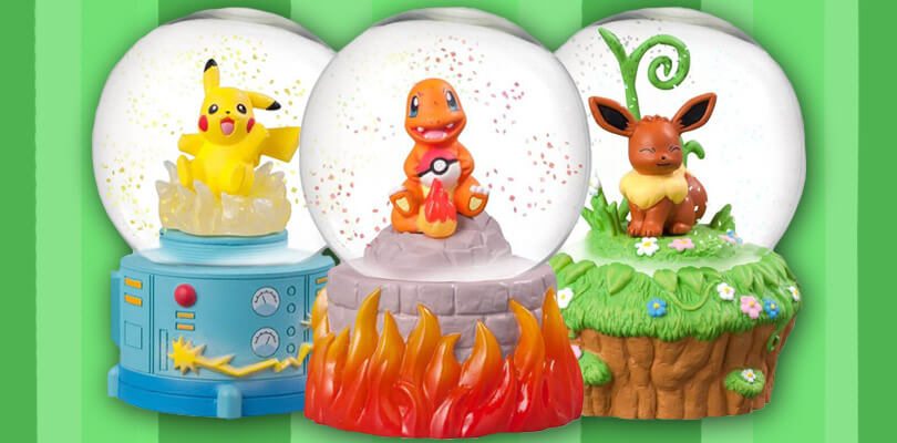 In Giappone arriveranno dei fantastici globi di neve dedicati ai Pokémon di Kanto