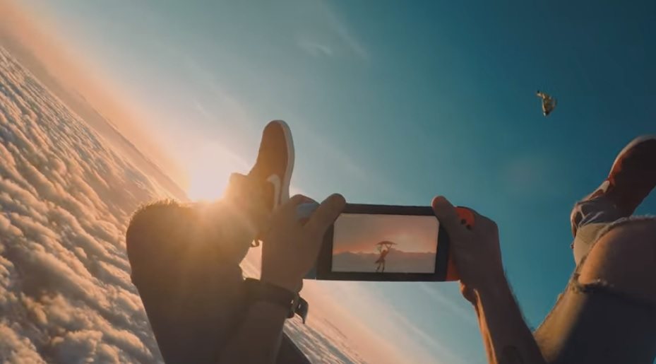 Un fan realizza un video tributo portando Nintendo Switch oltre le nuvole