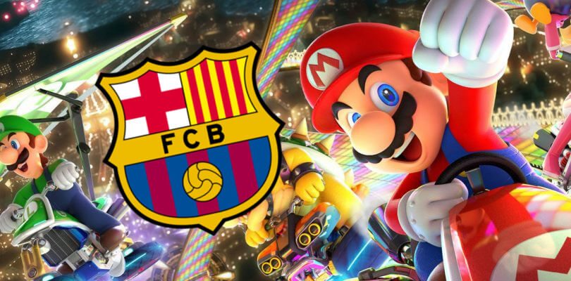 I giocatori del Barcellona si sfidano a Mario Kart 8 Deluxe durante l'ultima trasferta