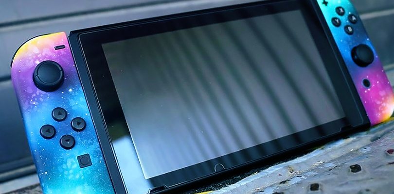 Ecco un Nintendo Switch personalizzato con una vernice Galaxy Style