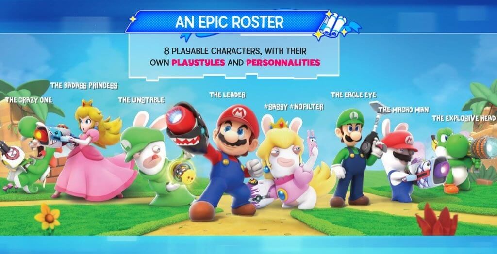 mario rabbids personaggi