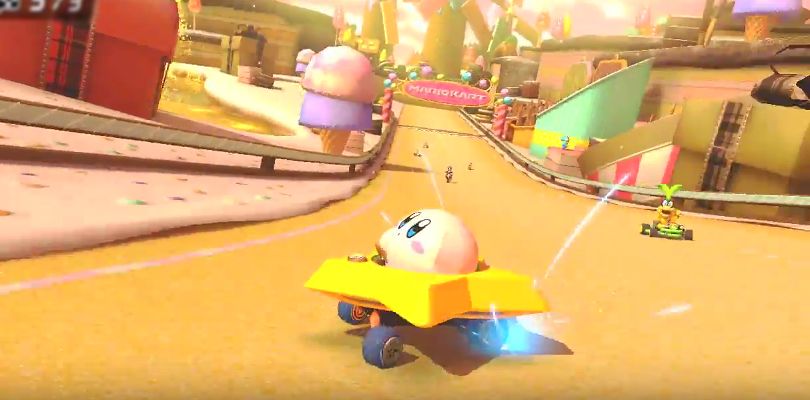 Kirby sbarca su Mario Kart 8 con una mod