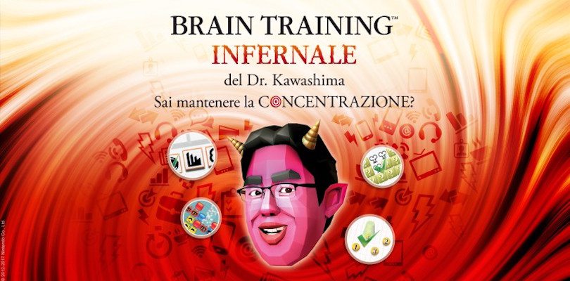 Disponibile la demo di Brain Training infernale del Dr. Kawashima per Nintendo 3DS