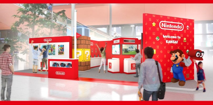 L'aeroporto di Osaka si traveste a tema Nintendo