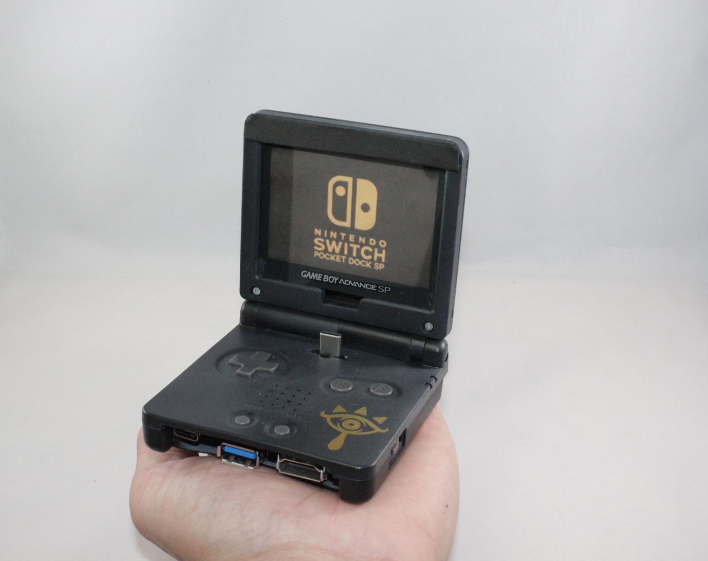 Un fan trasforma un Game Boy Advance SP in una base per Nintendo Switch