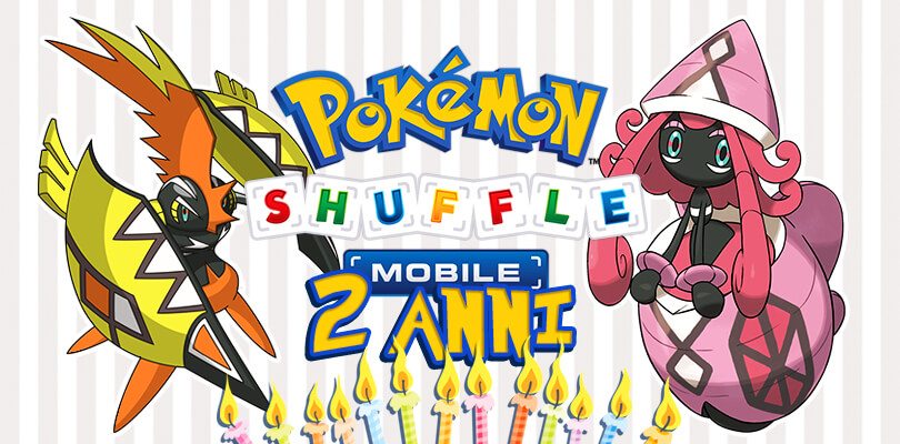 In arrivo una pioggia di regali e novità per festeggiare i due anni di Pokémon Shuffle Mobile