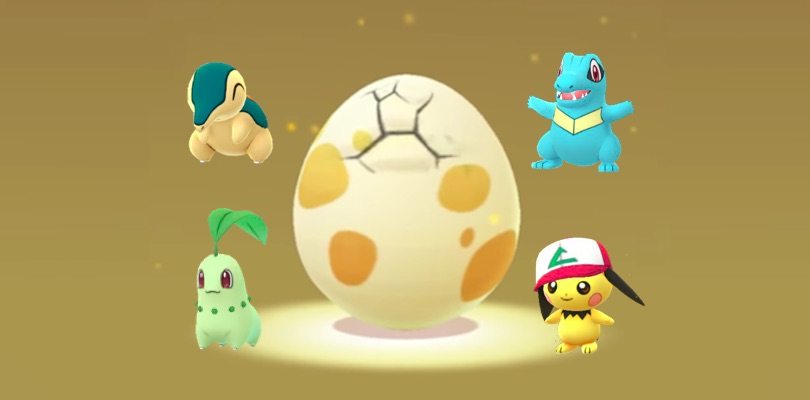 Chikorita, Totodile, Cyndaquil e altri Pokémon ora si schiudono dalle Uova di Pokémon GO