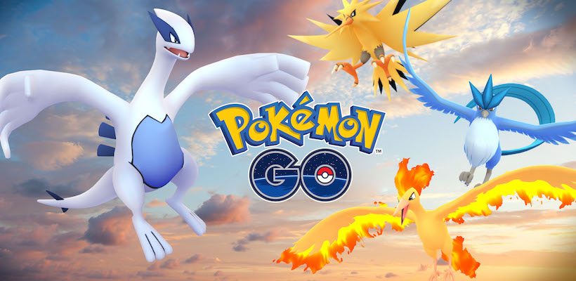 Lugia e Articuno iniziano a comparire in Pokémon GO, presto sarà il turno di Zapdos e Moltres