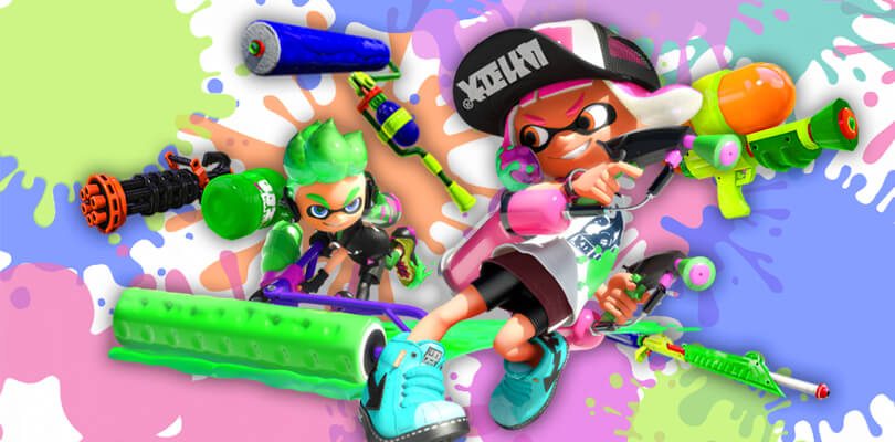 Diamo uno sguardo alle spettacolari armi di Splatoon 2