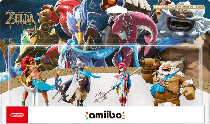 I nuovi amiibo di The Legend of Zelda: Breath of the Wild in arrivo anche in un'unica confezione