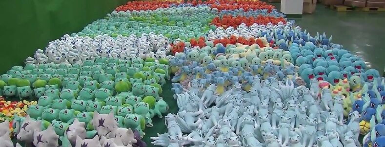 Sequestrato mezzo milione di peluche Pokémon contraffatti in Corea del Sud