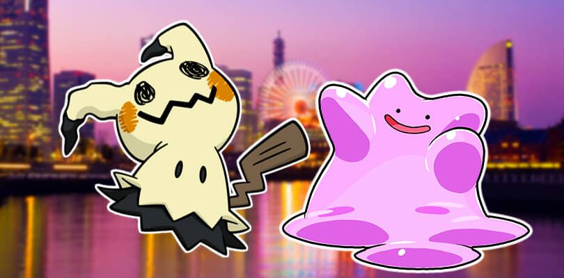 Mimikyu e Ditto distribuiti durante il Pikachu Outbreak 2017