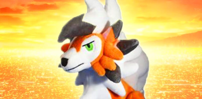 In arrivo il nuovissimo peluche di Lycanroc Forma Crepuscolo