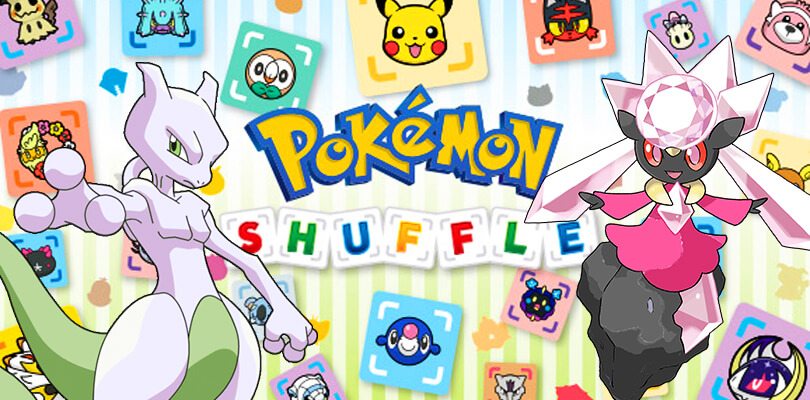 Diancie e Mewtwo cromatici e molto altro fanno il loro arrivo su Pokémon Shuffle e Pokémon Shuffle Mobile