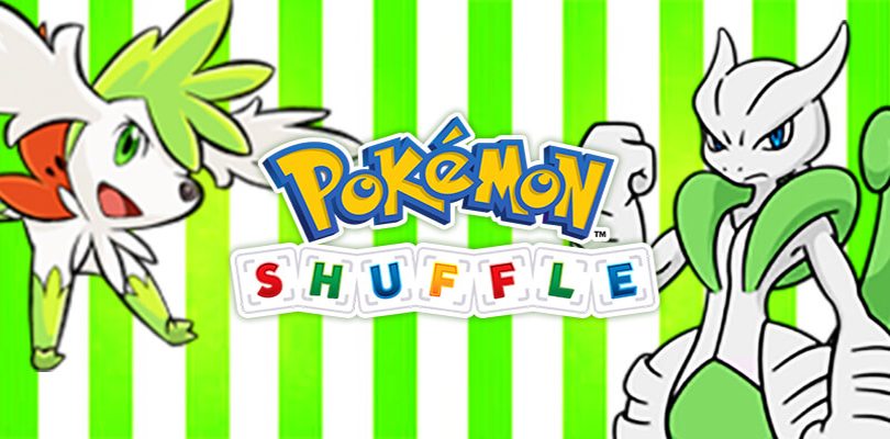 Shaymin Forma Cielo, Mewtwo e una nuova competizione fanno il loro arrivo su Pokémon Shuffle e Pokémon Shuffle Mobile