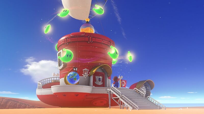 In Super Mario Odyssey sarà possibile personalizzare l'interno della Odyssey