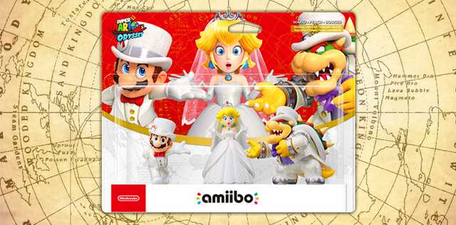 Le confezioni dei nuovi amiibo di Super Mario Odyssey nascondono tre nuove mappe