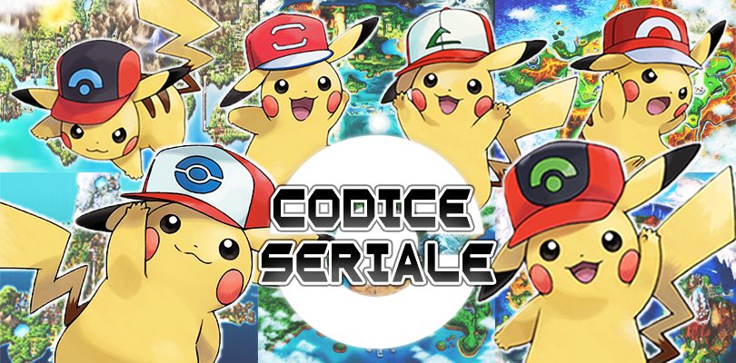 Ecco il codice seriale per Pikachu con il berretto di Ash su Pokémon Sole e Luna