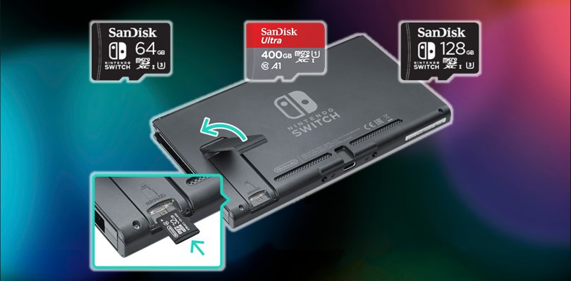 MicroSD obbligatoria per alcuni titoli Switch, ma SanDisk ha la soluzione