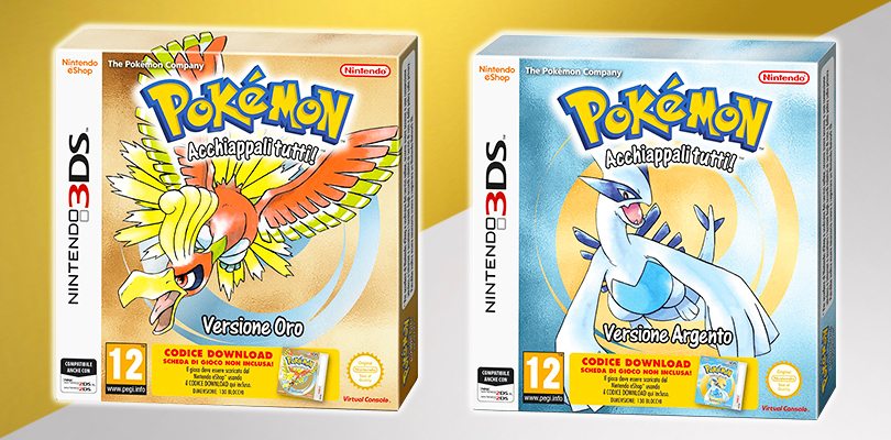 Aperti i preordini di Pokémon Versione Oro e Argento per Virtual Console su Amazon Italia