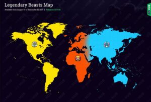 mappa bestie leggendarie