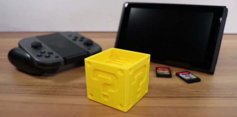 Un blocco di Super Mario come porta cartucce per Nintendo Switch?