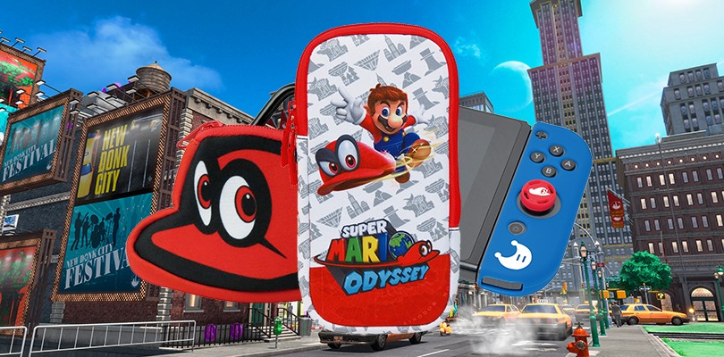 In arrivo un set ufficiale di accessori per Nintendo Switch dedicato a Super Mario Odyssey