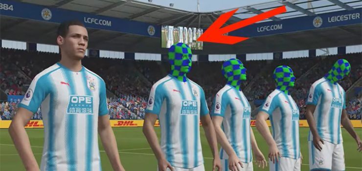 Un glitch di FIFA 18 per Nintendo Switch fa svanire i volti dei calciatori
