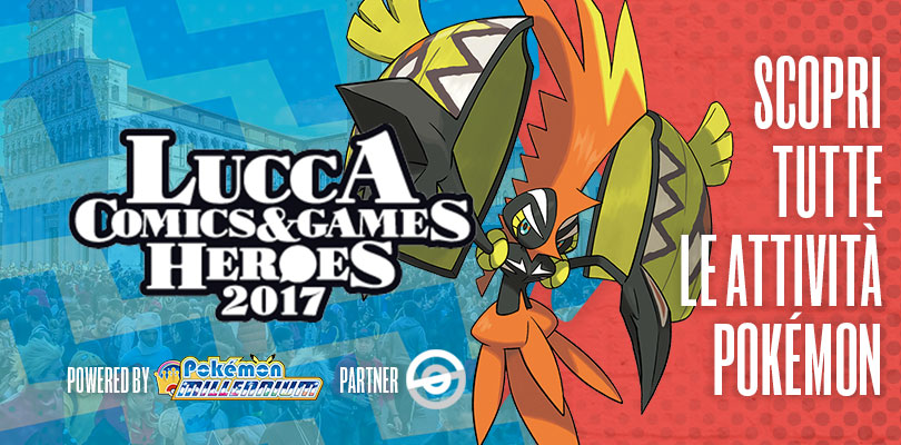 Pokémon Millennium ti aspetta a Lucca Comics & Games 2017 con tantissime attività e sorprese!