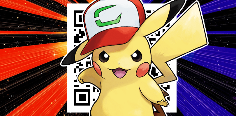 Ecco Il Codice Qr Di Pikachu Col Berretto Indossato Da Ash Nel Film Pokemon Scelgo Te Pokemon Millennium