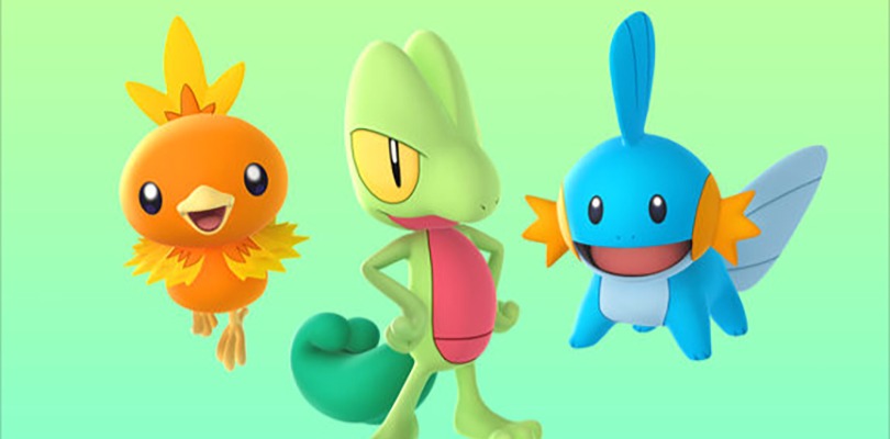 Treecko, Mudkip e Torchic sono appena apparsi in una pubblicità di Pokémon GO