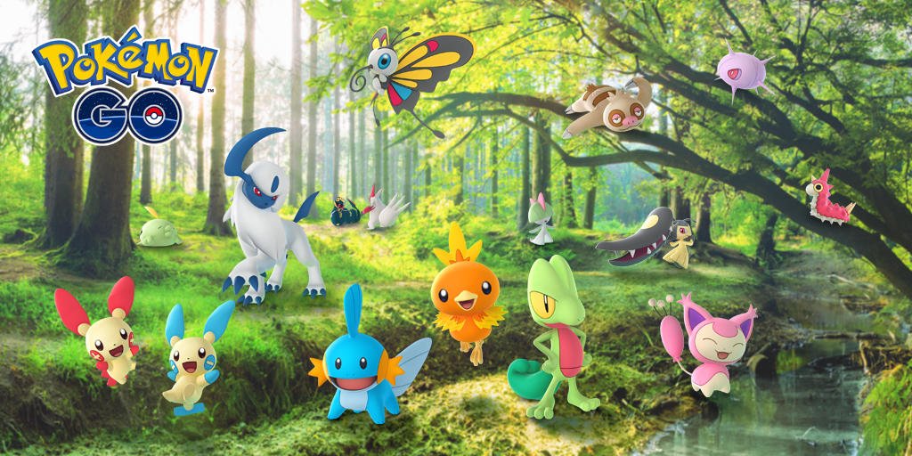 50 Pokémon di Hoenn e altre importanti novità sono ora disponibili su Pokémon GO!