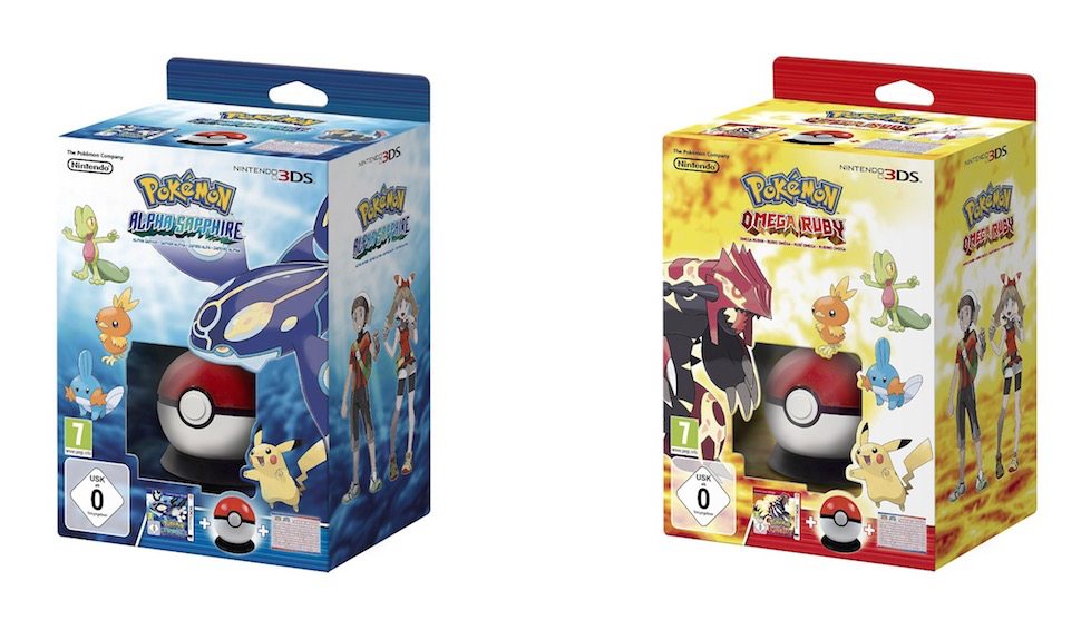Ecco gli Starter Box di Pokémon Rubino Omega e Pokémon Zaffiro Alpha