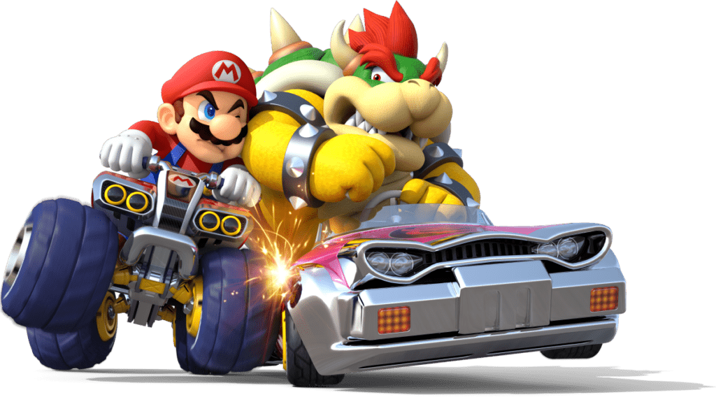 bowser in Mario Kart