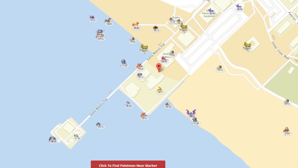 Pokémon go map