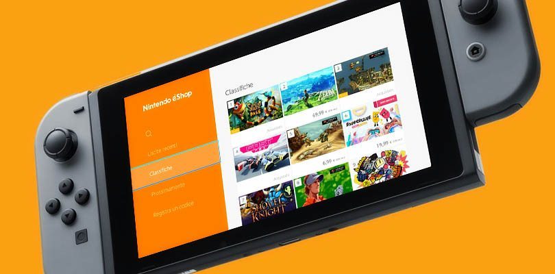 Ecco i giochi più scaricati sull'eShop di Nintendo Switch nel 2017