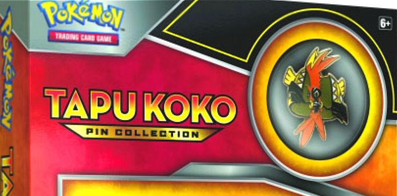 Pokemon Tapu Koko Pin Collection Box