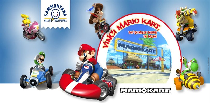 Vinci Mario Kart con il concorso di Sammontana