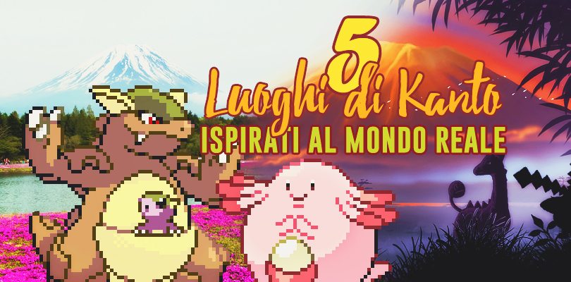 5 luoghi di Kanto ispirati al mondo reale