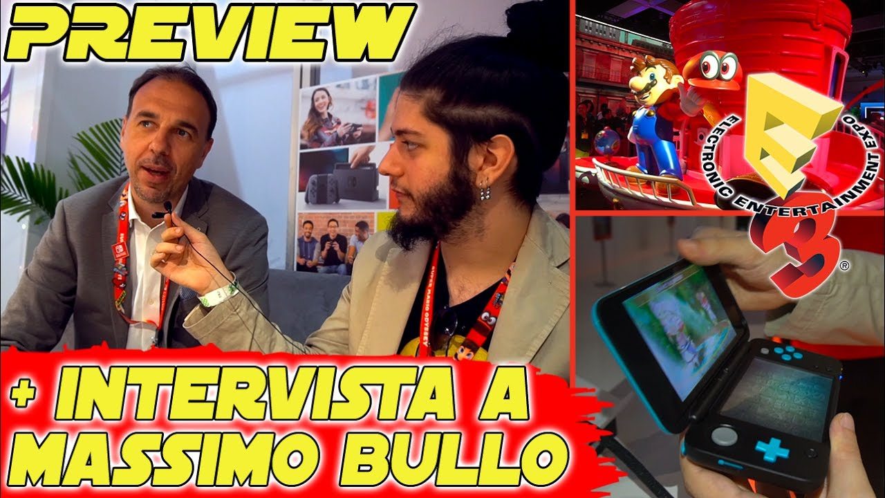 [VIDEO] E3 2017: Anteprima New Nintendo 2DS XL e intervista a Massimo Bullo