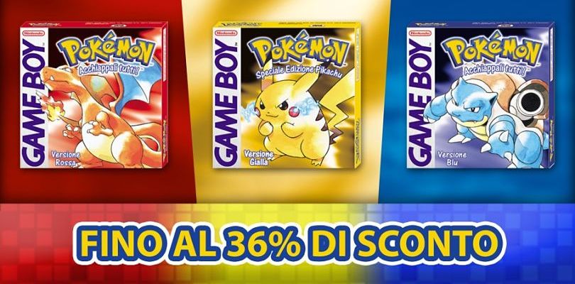Pokémon Rosso, Blu e Giallo scontati fino al 36% sul Nintendo eShop -  Pokémon Millennium