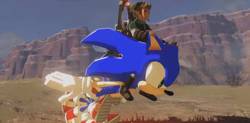 Un modder ha trasformato il Destriero di Hyrule Zero di Breath of the Wild in Sonic e Road Runner