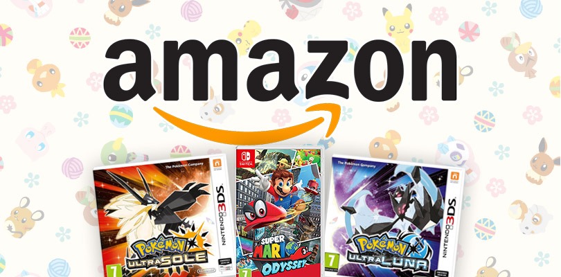 Pokémon Ultrasole e Ultraluna, Super Mario Odyssey, Set di Joy-Con e molto altro in offerta su Amazon