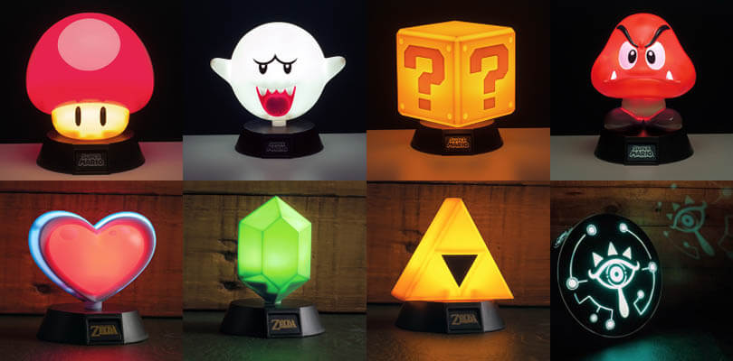 In arrivo delle splendide lampade 3D a tema Nintendo