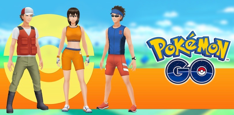 Disponibili nuovi vestiti e accessori per l'Allenatore in Pokémon GO