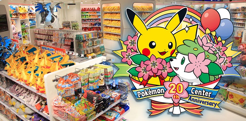 Si avvicina il 20° anniversario dei Pokémon Center