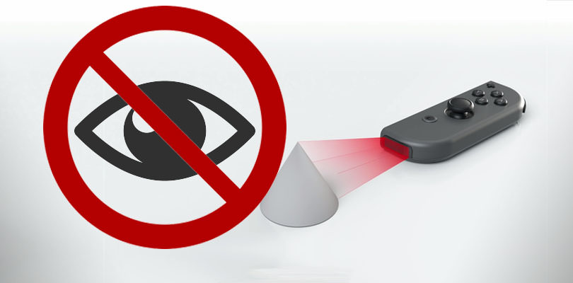 Nintendo consiglia agli utenti di non puntare agli occhi la Camera IR di Nintendo Switch