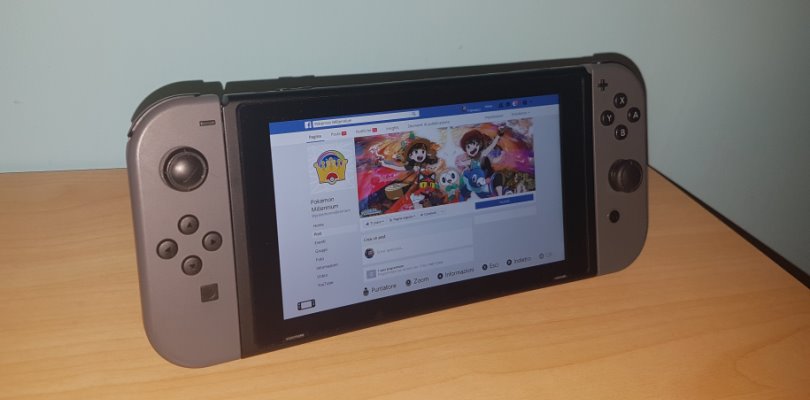 Ecco come accedere su Facebook e Twitter direttamente da Nintendo Switch