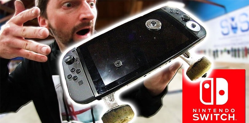 [VIDEO] Degli Youtuber hanno trasformato Nintendo Switch in uno skateboard